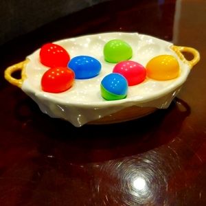 Ceramic Egg Serving Tray